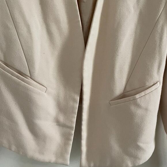 Topshop Jacket Women's 8 Molly Blazer Light Pink Workwear Casual Open Front - Picture 6 of 10